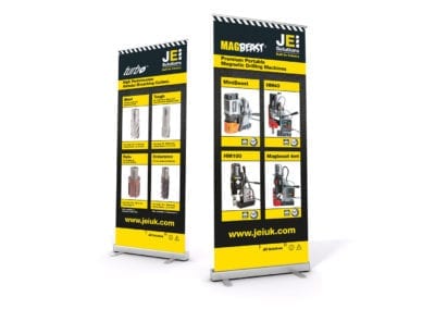 Roller banners for drilling machinery
