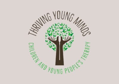 Logo design and branding for Thriving Young Minds