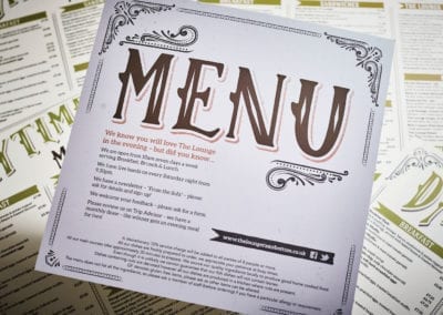 Square restaurant menus
